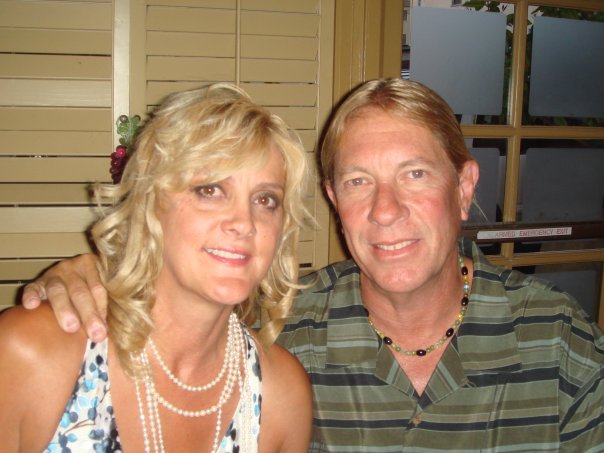 Tom & Jackie Devereaux the night before their wedding on Apr. 26, 2008