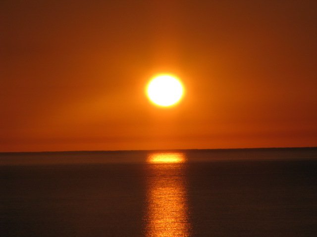 Another typical sunrise in Campo Uno